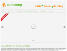 Tablet Screenshot of eurocampjobs.de